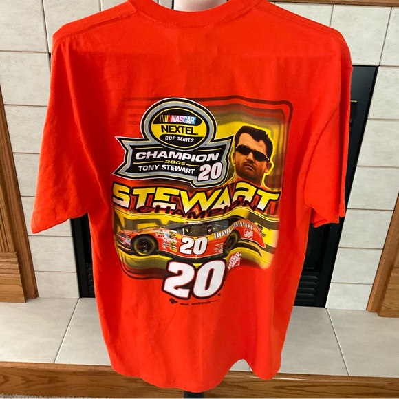 NWT 2005 Tony Stewart Nascar T-Shirt, Men’s Sz L - Picture 3 of 7